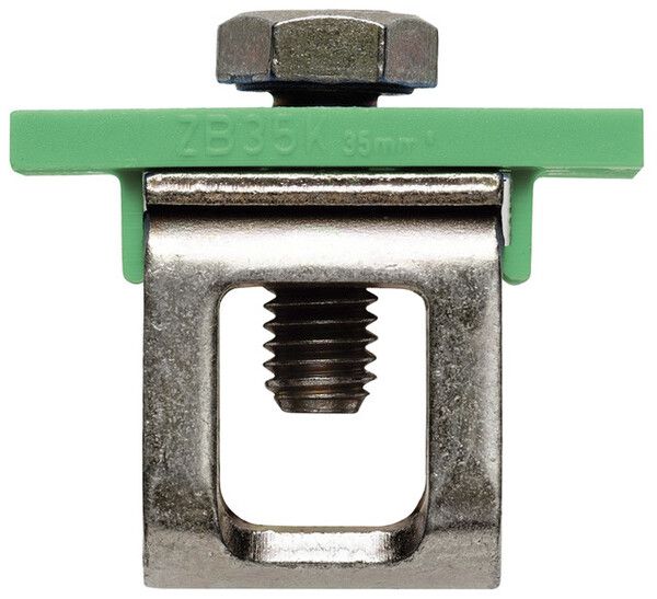 Vite staffa Weidmüller ZB 35K GE/GN M6X16 per barra collectrice, PA verde/giallo