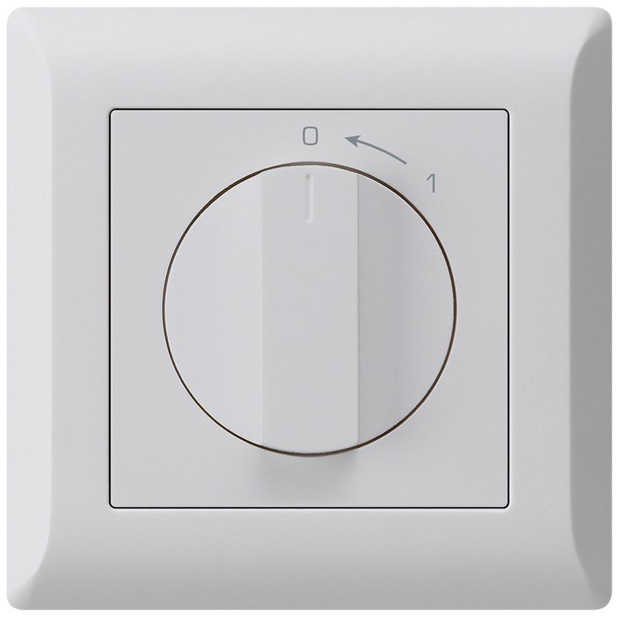 UP-SchwenkTaster 0<-1/1L hellgrau kallysto.line mit Drehgriff