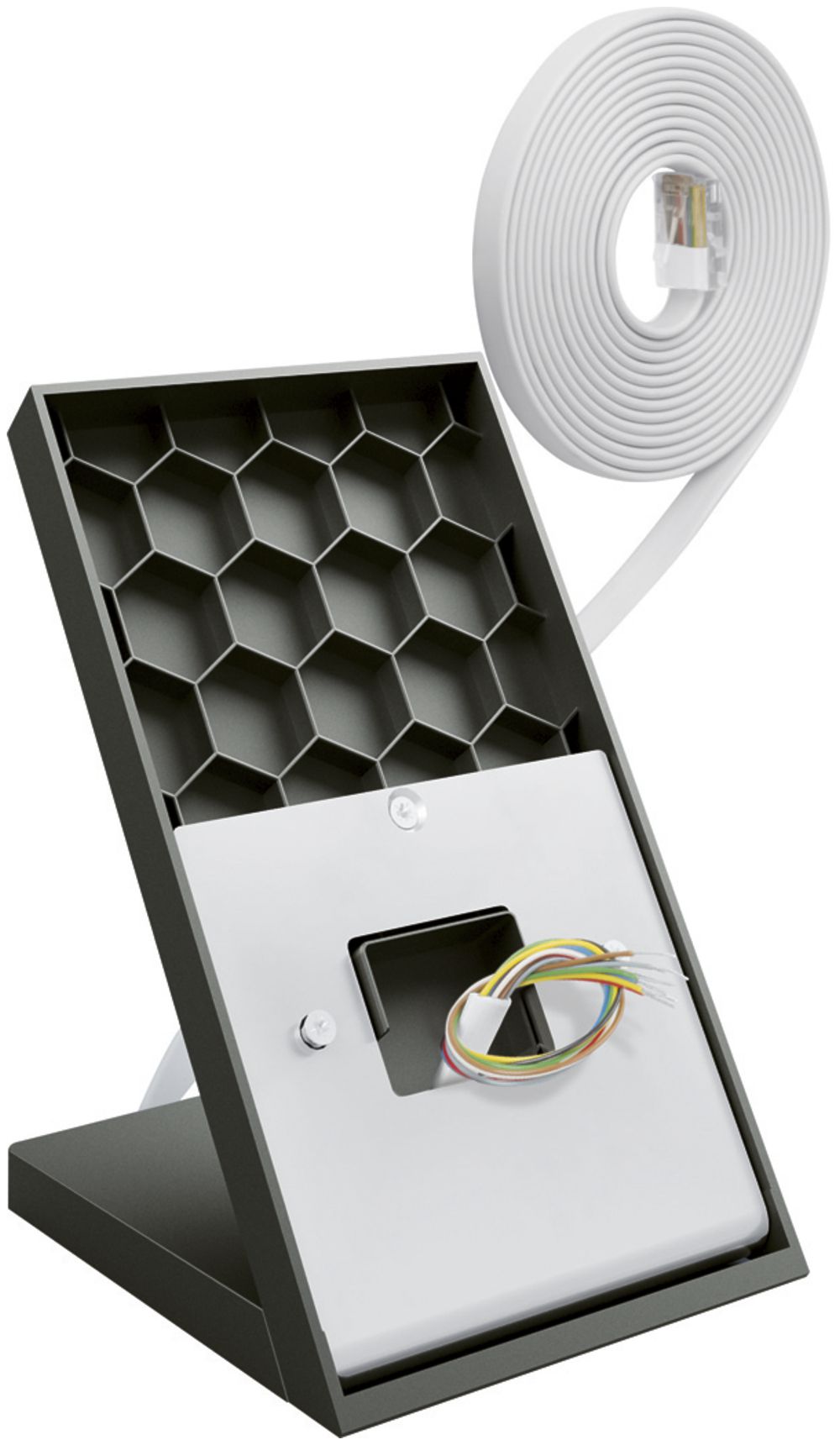 Console de table Hager elcom.touch vidéo, pour interphone