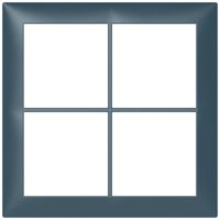 Abdeckrahmen SIDUS 2×2 Abl