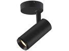 Spot LED SLV NUMINOS SPOT S PHASE 11W 980lm 2700K 60° Ø65×162mm nero