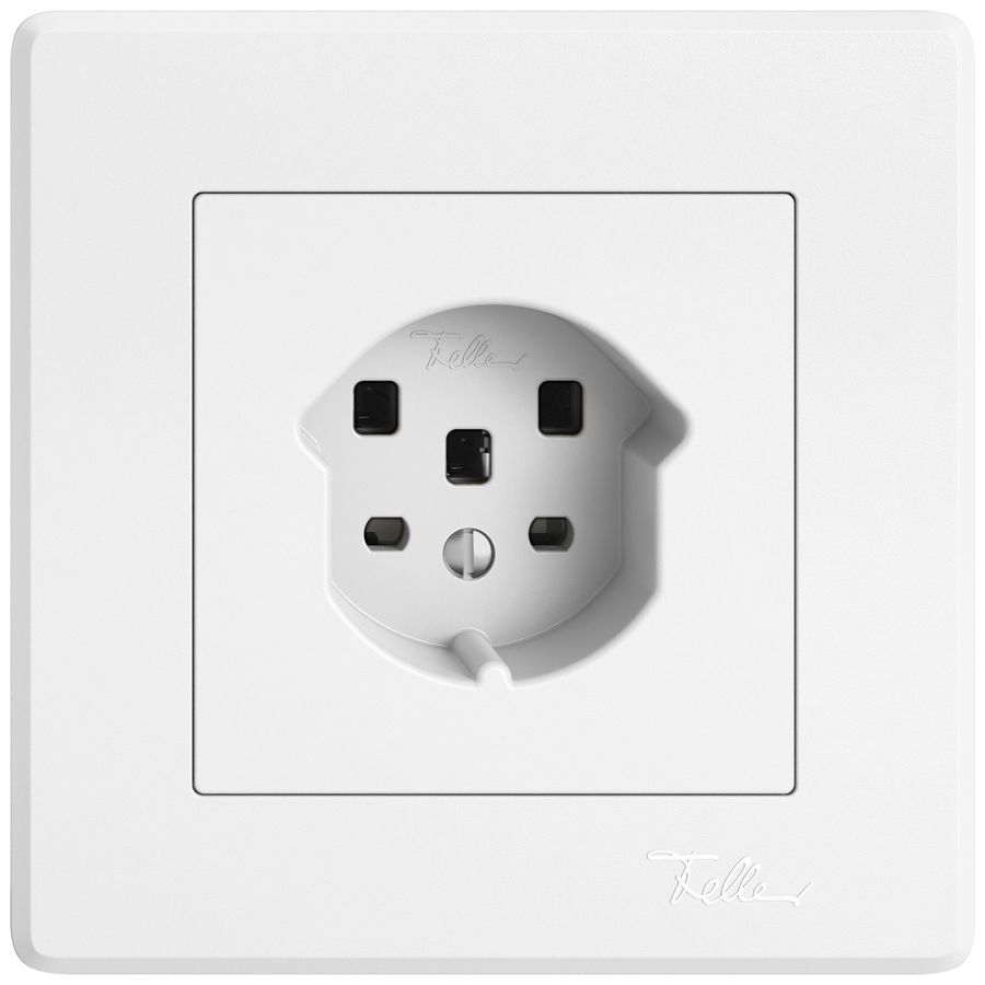 UP-Steckdose EDIZIO.liv SNAPFIX® 1×T25 ws