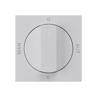 Einsatz zu Drehschalter 0-Man-0-Aut. kallysto 2/1L hellgrau mit Drehgriff