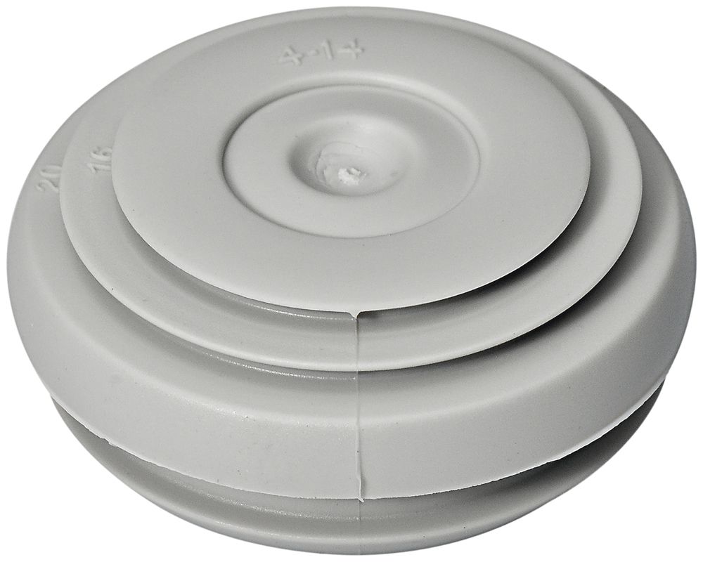 Kabeleinführung 20mm hellgrau IP55 mit abgestufter Membrane
