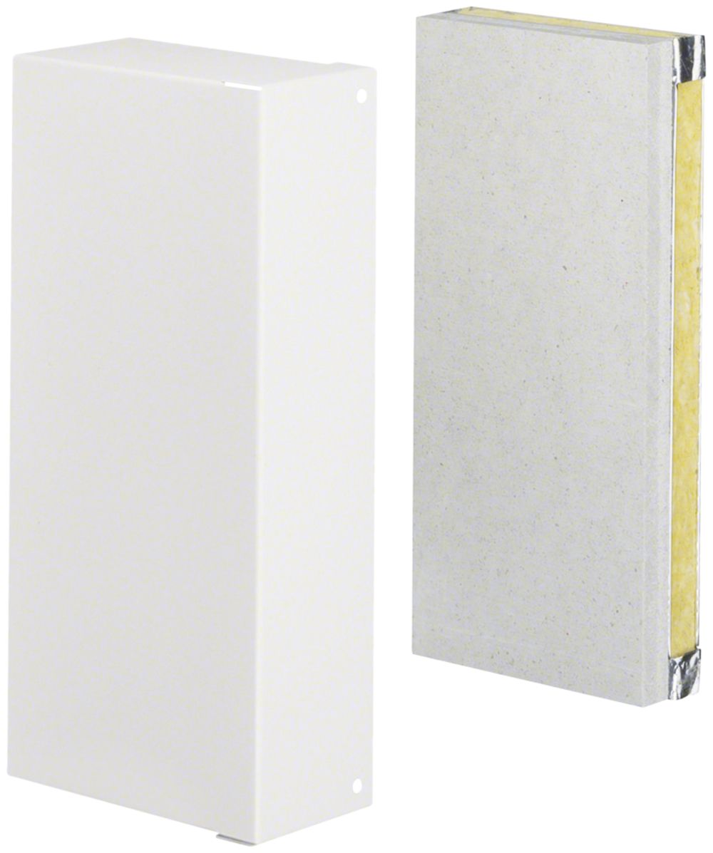 Endstück tehalit FWK 3E E30 100×260mm, verkehrsweiss