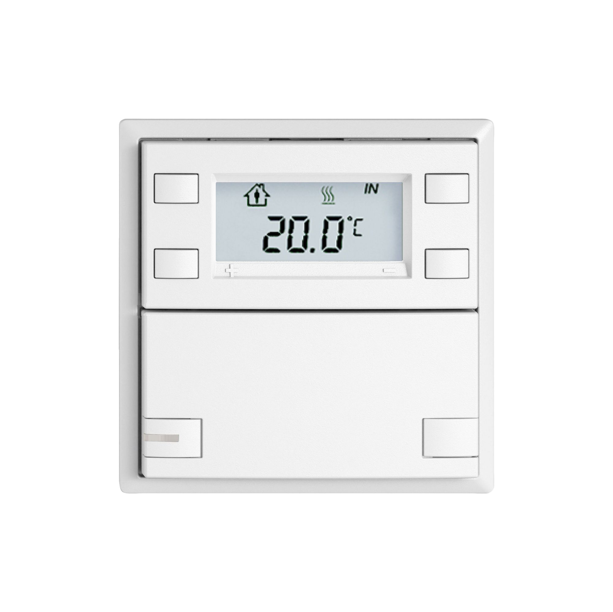 Poussoir RTH EDIZIO.liv SNAPFIX® a.RGB-LED 1×touche comm.2T bc