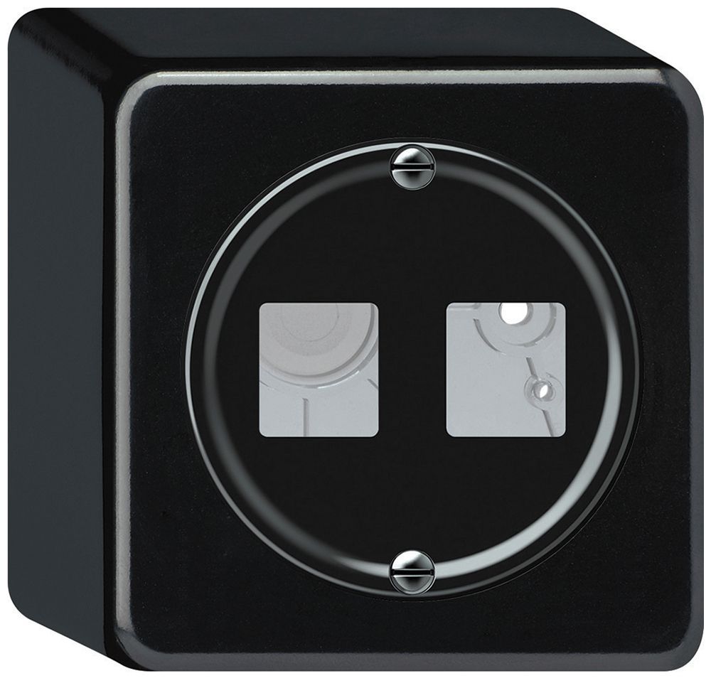 AP-Montageset origin gerade 2×HMS 88×88mm schwarz