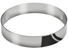 Bague décorative SLV CYFT acier Ø131×24.5mm chrome