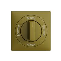 Frontset Sommer-Winter-Sommer-Winter EDIZIOdue 60×60mm olive