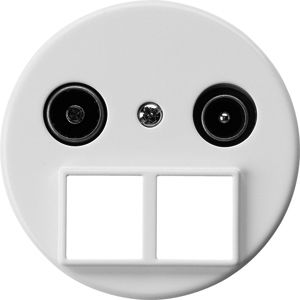 Presa d'antenna INC TV-R HMS basico C 19dB bianco