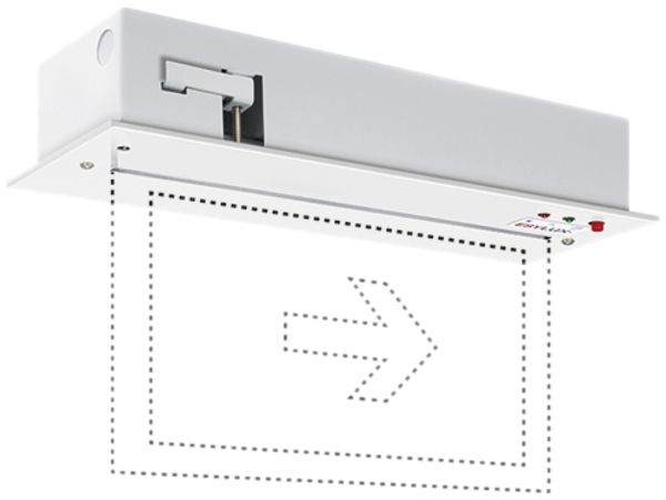 Notleuchte ESYLUX SLD LEDi SC/C Deckeneinbau