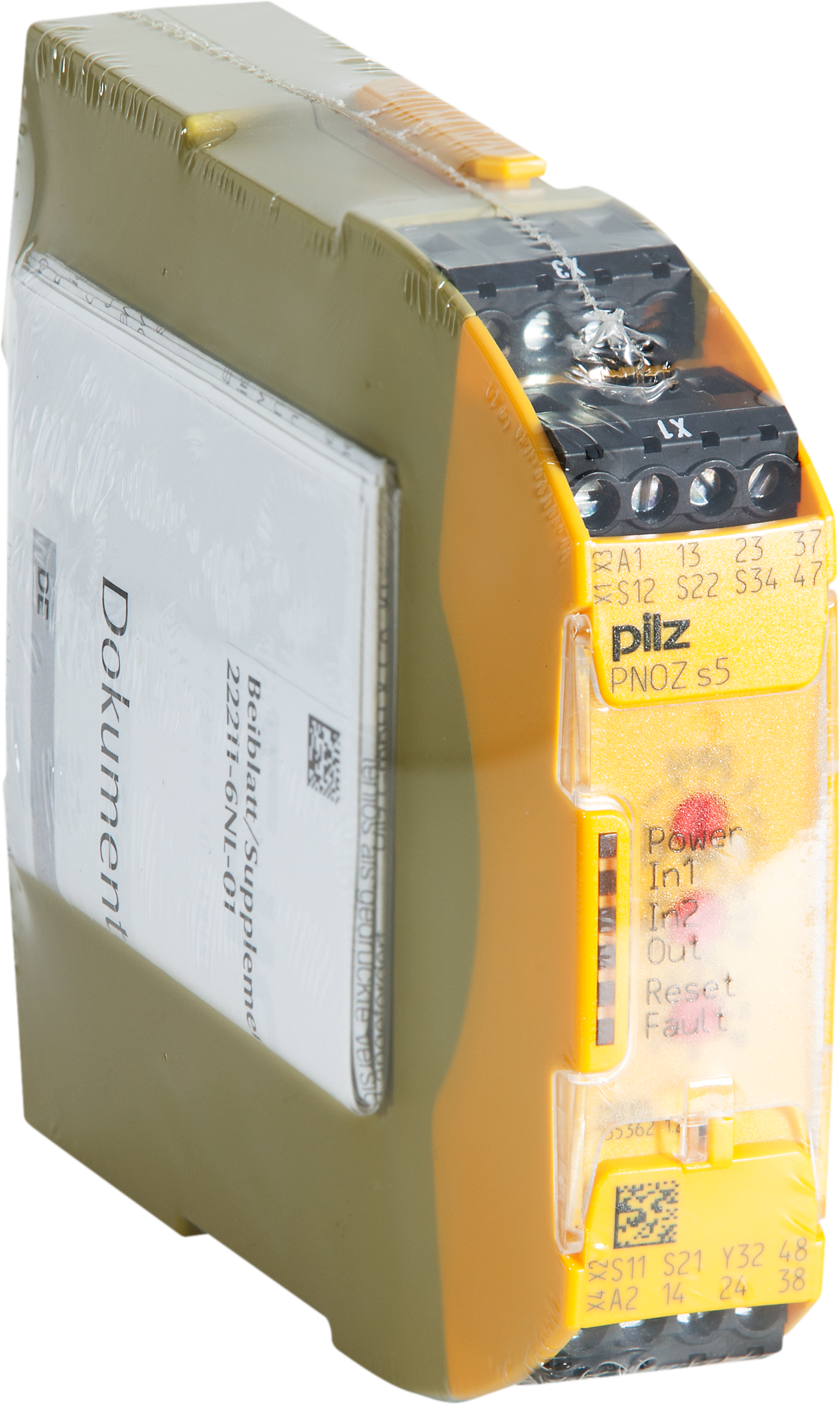 Not-Halt Schaltgerät, Schutztürwächter PNOZ s5 24VDC 2 n/o 2 n/o t