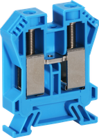 Morsetto di passaggio componibile WZ 25…50mm² 125A 1000V vite 2×1 DIN 35mm bl