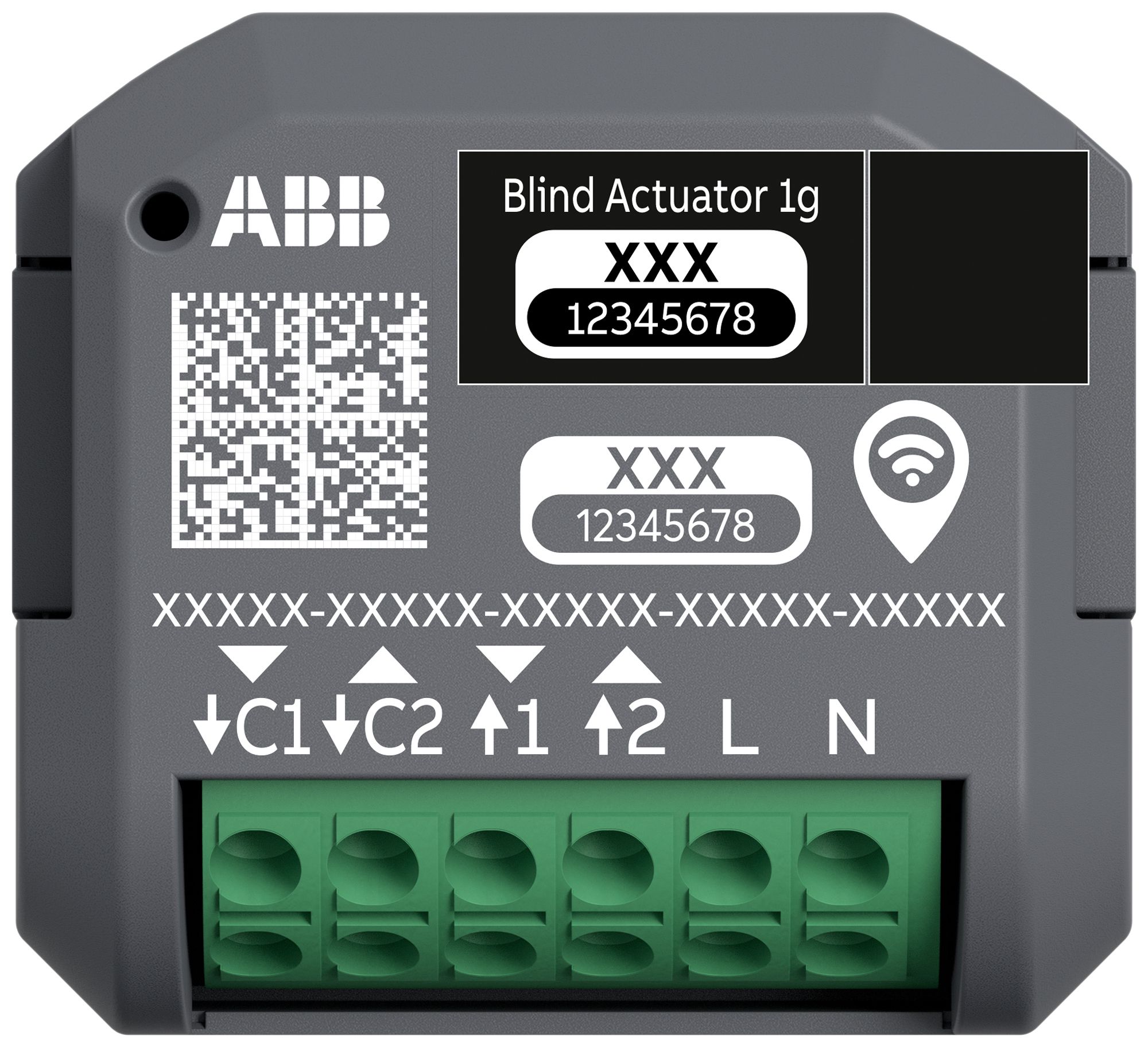 EB-RF-Jalousieaktor ABB-free@home 62831 U-WL-500 1-fach 4A/230VAC