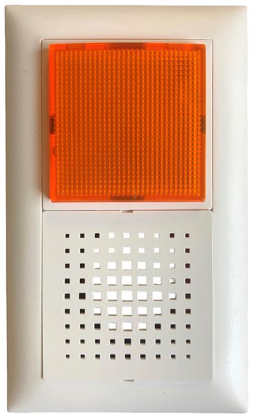 Lampada flash INC Hugentobler 316U 230V AC IP21 Xe 5J giallo sirena intermitt.