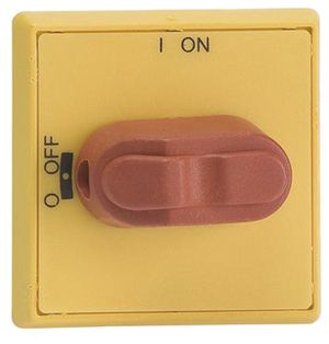 Maniglia per OT16-80F rosso/gi IP54 non chiudibile