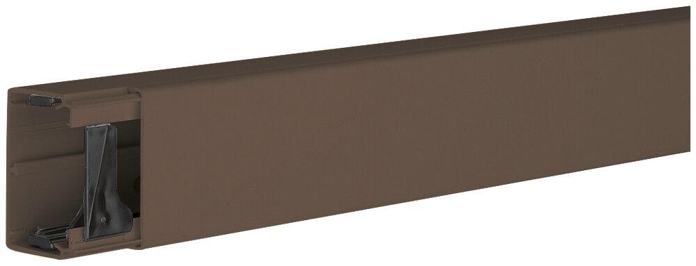 Canal d'installation tehalit LF 60×40×2000mm (l×h×L) PVC brun