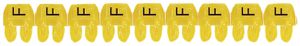 Bague-repère Legrand CAB 3, pour 0.5…1.5mm² impression: 'F', jaune