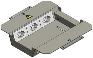 Einbausatz BAK SB 2×3 FLF liegend weiss