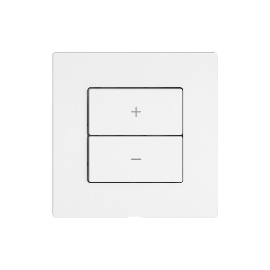 Montageset EDIZIO.liv Wiser SNAPFIX® f.Dimmer 1K 2 Tasten ws