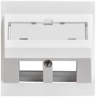 Kit montaggio Keystone Dätwyler bianco 2×, EDIZIOdue, obliquo, per combi.