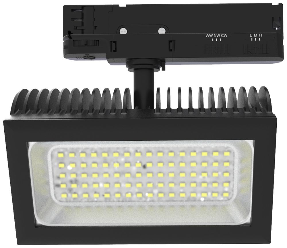 Projecteur LED DOTLUX FLEXAtrack 32W 3710lm 930/940/957 100° AD3PH 201×108 no