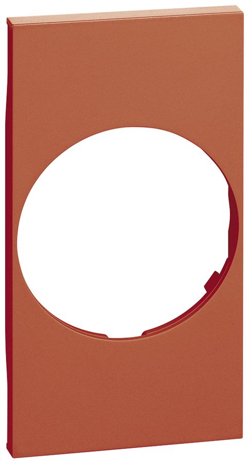 Abdeckung Living Now 2 Module für Schuko-Steckdose rot