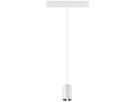 LED-Pendelleuchte SLV NUMINOS XS 48V AD 8.7W 730lm 940 DALI Ø50 weiss/Silber