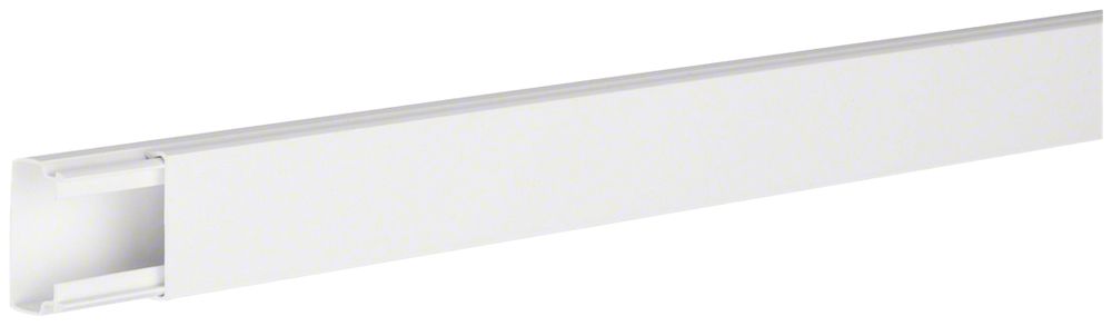 Canal d'installation tehalit LFE, 20×35mm, PVC stable aux UV, blanc trafic