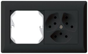 Combinaison ENC kallysto.line grd.I-I horizontale vide+3×type 13 noir