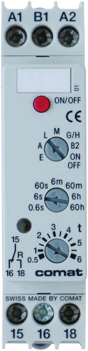 REG-Zeitrelais ComatReleco CIM1, 24…240VAC/DC, 16A 250VAC