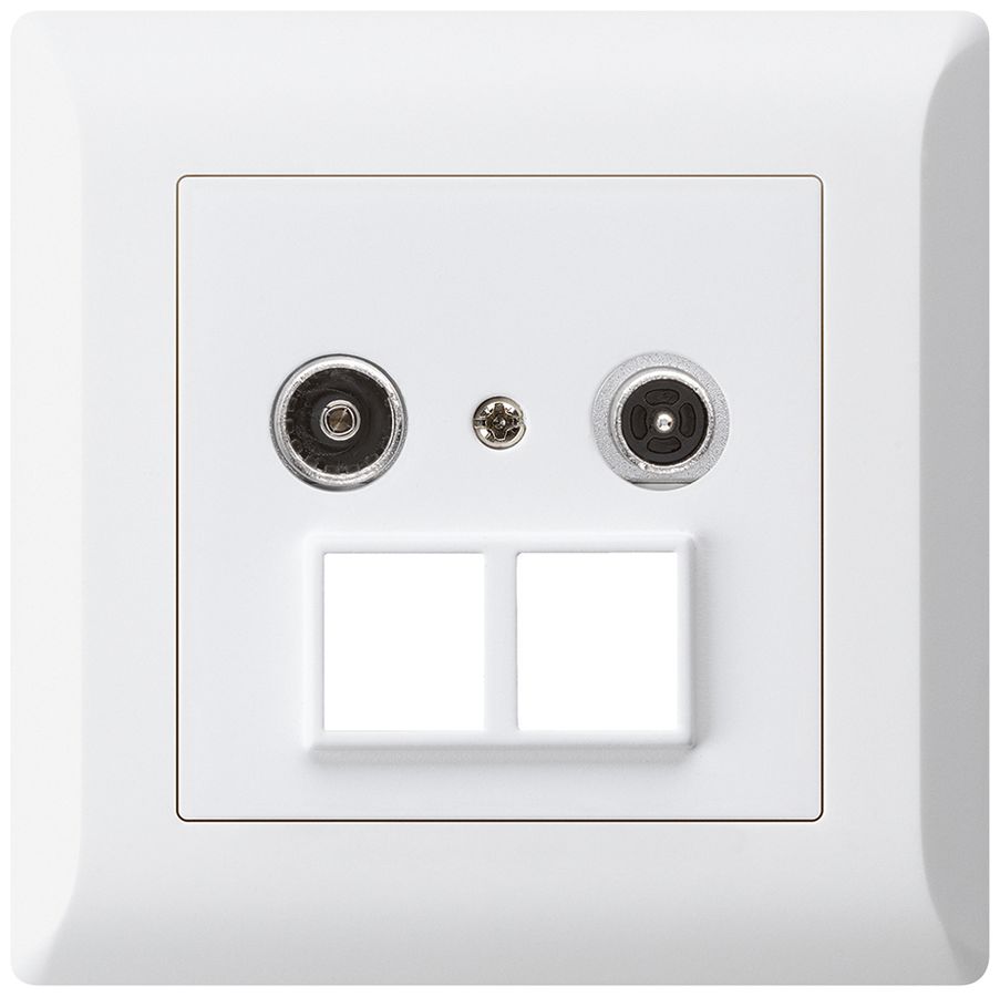 UP-Multimediadose kallysto.line R/TV 19dB 2GHz weiss