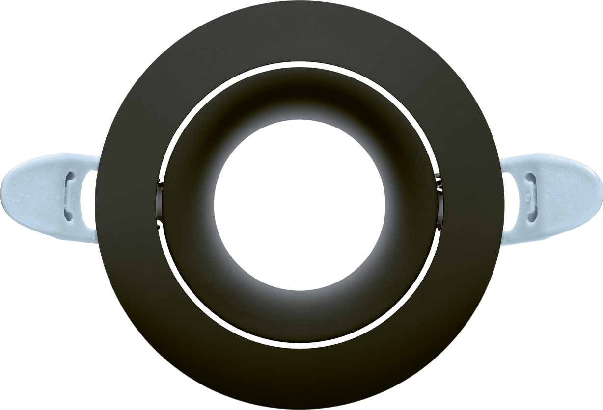 Anello frontale per Lily Ø82mm rotondo nero