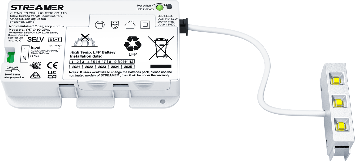 Notlichtset für Lara Vario Flex