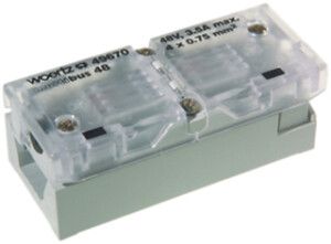 Anschlussdose Woertz für Flachkabel Multibus 4×1.5mm² 2×4P(3K)