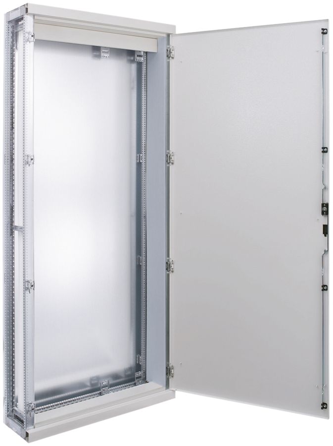 Schaltschrank Hager weber.mes C mit Blech-Türe 800×2000×275mm hellgrau