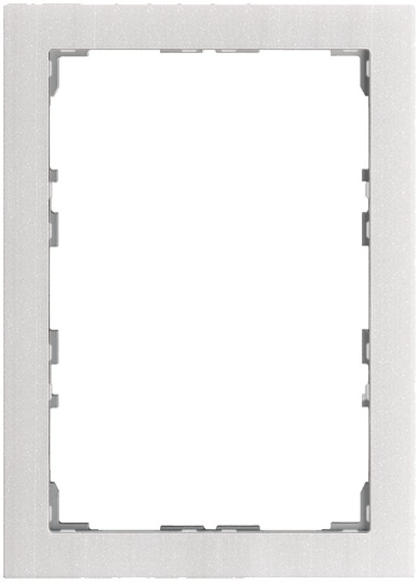 Abdeckrahmen EDIZIOdue prestige für KNX-Panel 7" marmor weiss