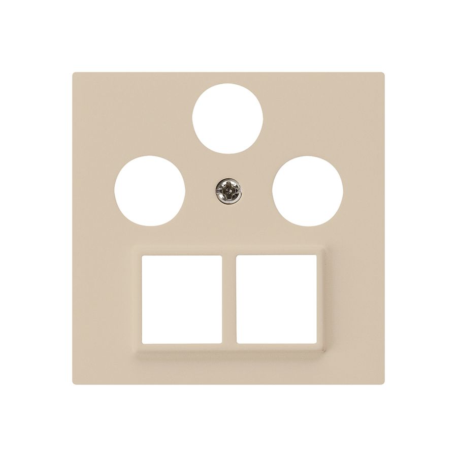 Frontplatte HMS kallysto für R/TV/SAT beige