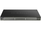 Switch D-Link DGS-1250-52XMP/E, 52-Port smart managed Layer2/3 Gigabit PoE+