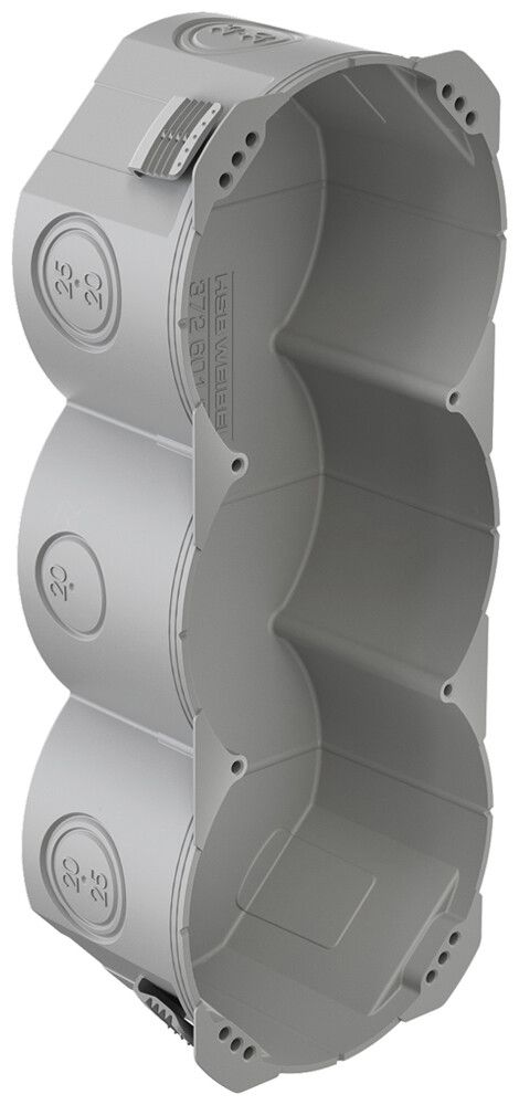 Boîte pour paroi creuse HSB D83 Basic 3×1 203×83×50mm TFC 850°C gr