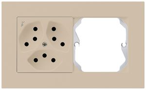 Combinaison ENC kallysto.pro grd.I-I horizontale 3×type 13S+vide beige