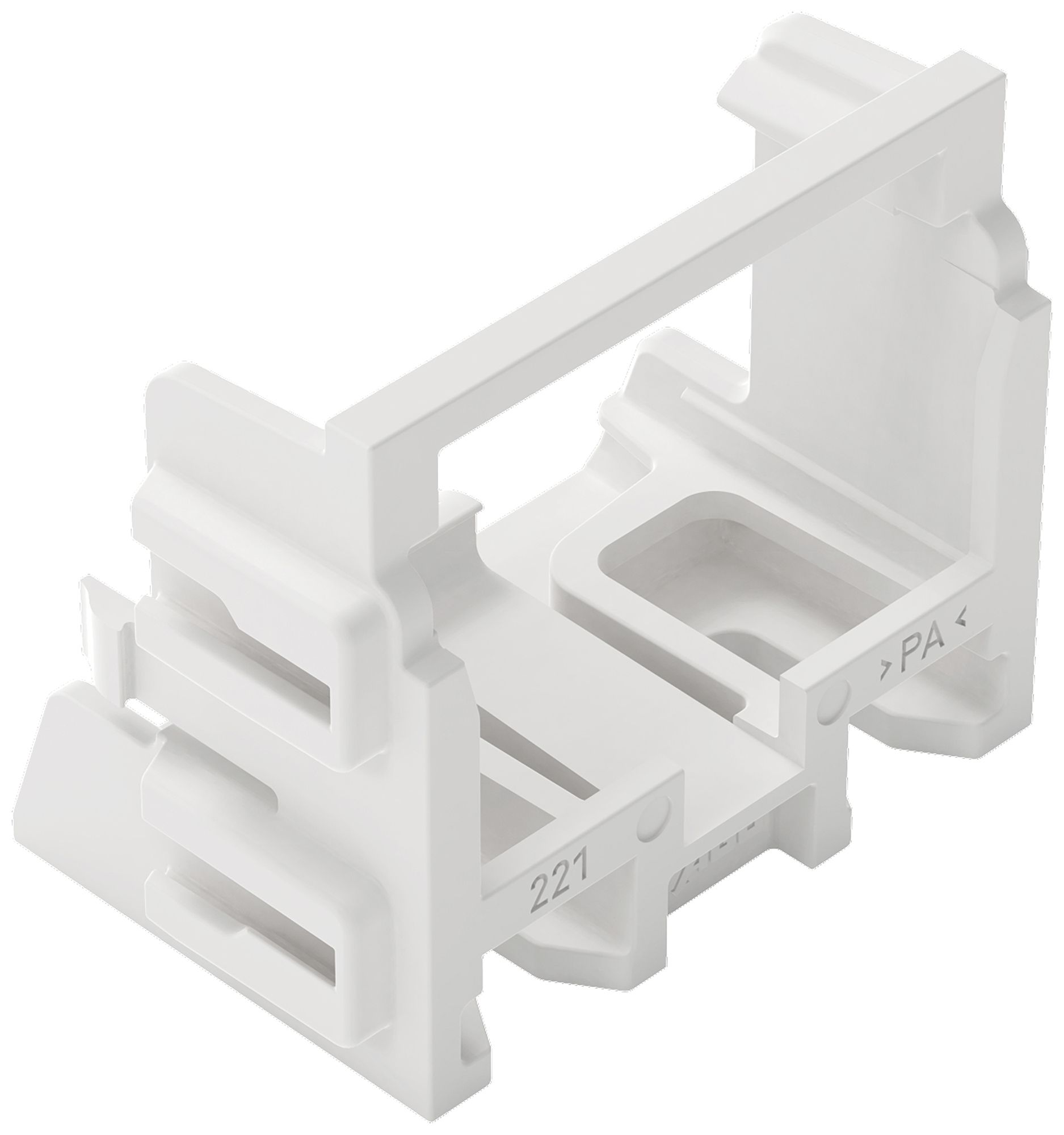 Befestigungsadapter WAGO o.Zugentlastung für 10×4mm² Schraub ws