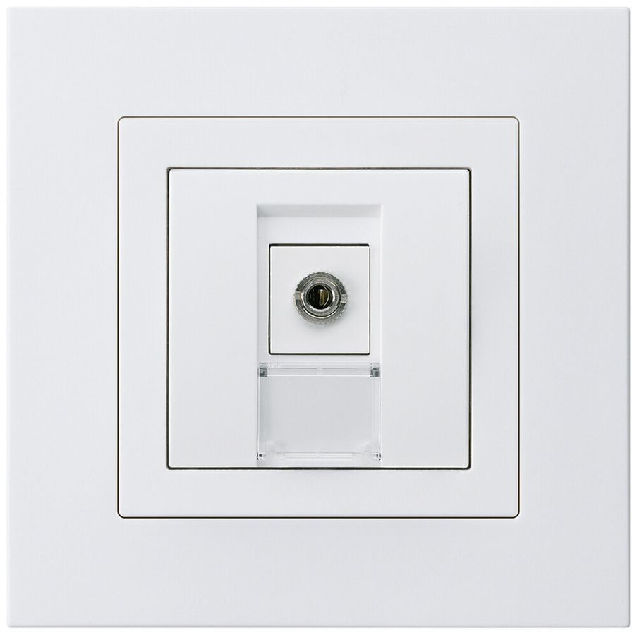 Presa di raccordo INC kallysto.pro Jack Connector 3.5mm bianco