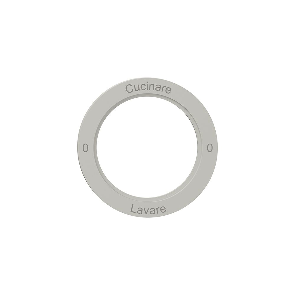 Disque indicateur NEVO, p.interrupteur rotatif, 0-Cucinare-0-Lavare, gris clair