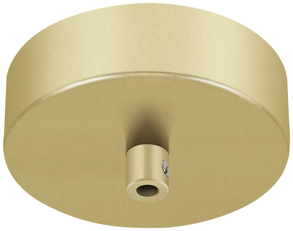 Rosace de plafond AP SLV FITU 3 pôles Ø90mm or