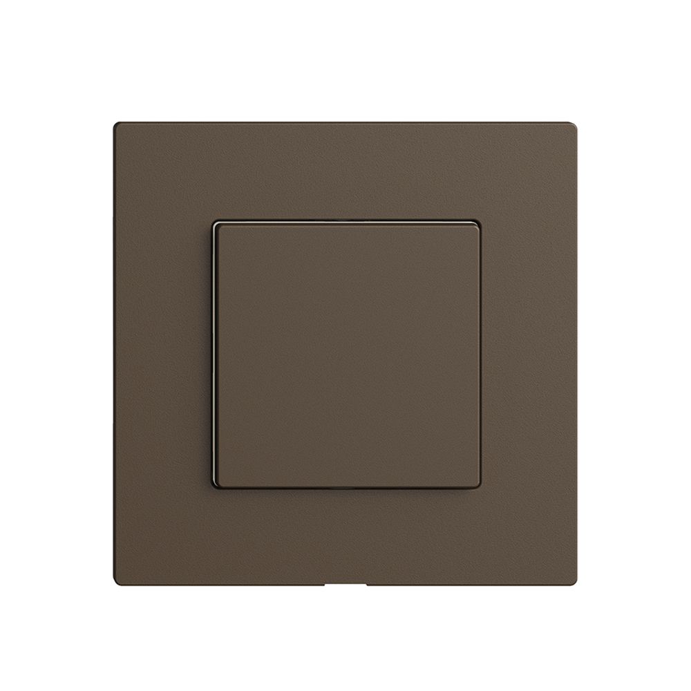 Kit copertura per interruttore 1c/1t Edue Wiser coffee