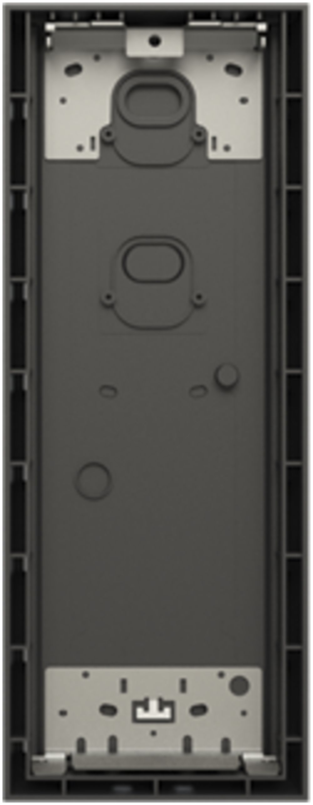 Scatola di montaggio AP ABB-Welcome, taglia 1/4 (4 moduli), anthracite