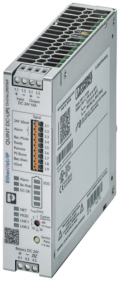 USV-Anlage PX QUINT4-UPS/24DC/24DC/10/EIP Modbus IN:24VDC OUT:24VDC/10A