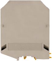 Durchgangs-Reihenklemme Weidmüller WDU Schraubanschluss 240mm² TS32 TS35 beige