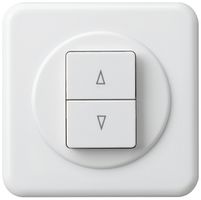 Interrupteur pour stores ENC basico blanc avec 2-touches bornes enf.